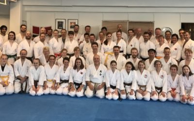 Stor stemning på samlingen m/Sensei Bolaffio