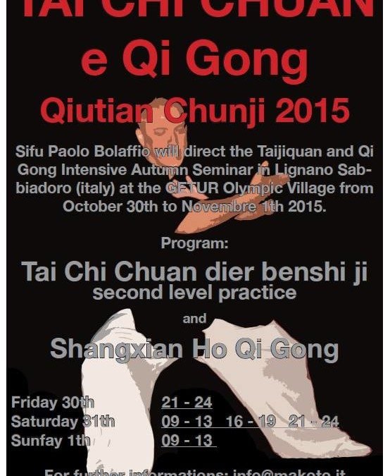 Deltakelse på Tai Chi Maraton