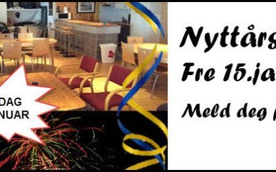 Nyttårsfest for alle medlemmer fredag 15.januar