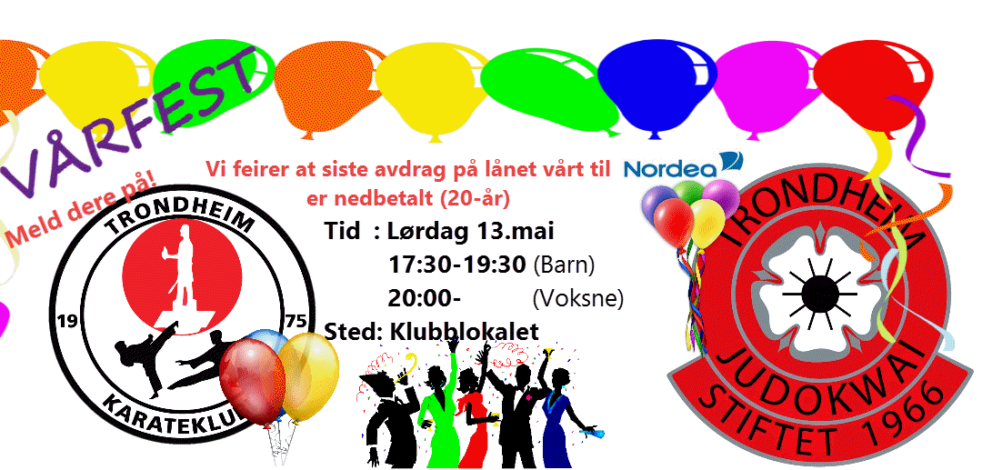 Invitasjon til vårfest sammen med Judoklubben