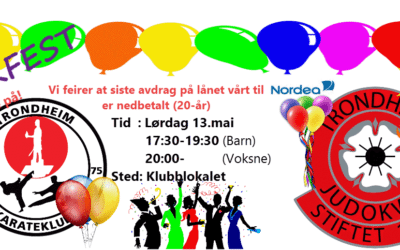 Invitasjon til vårfest sammen med Judoklubben