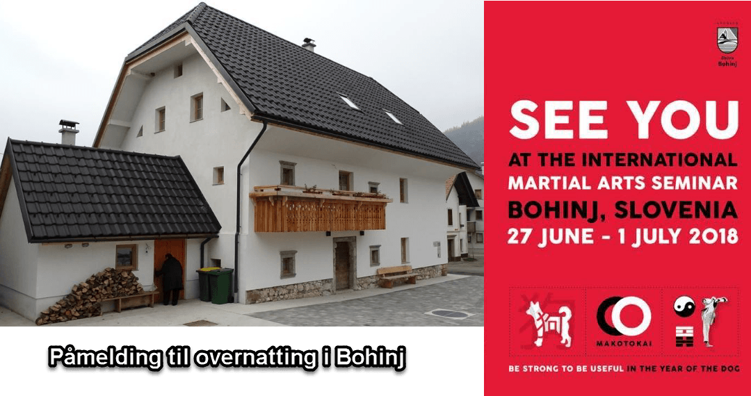 Påmelding for overnatting på sommerleiren i Bohinj