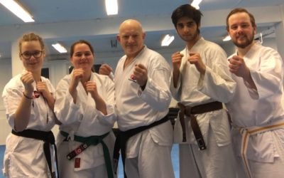 Deltakere på årets siste trening