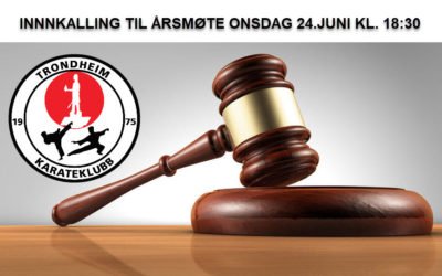 Innkalling til årsmøte i Trondheim Karateklubb