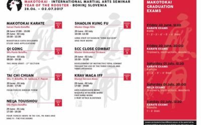 Program for sommerleiren i Bohinj 2017