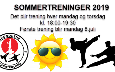 Sommertreninger 2019