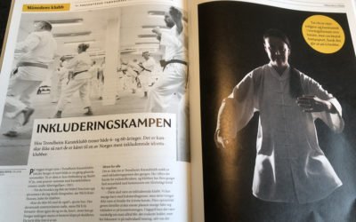 Flott 6 siders innlegg om oss i aprilnummeret (2018) av Sorgenfri