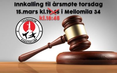 Innkalling til årsmøte 15.mars 2018 kl. 18:45